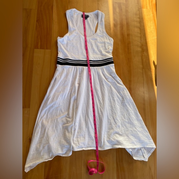 Maeve White Tank Dress with Black Stripe - Picture 5 of 8